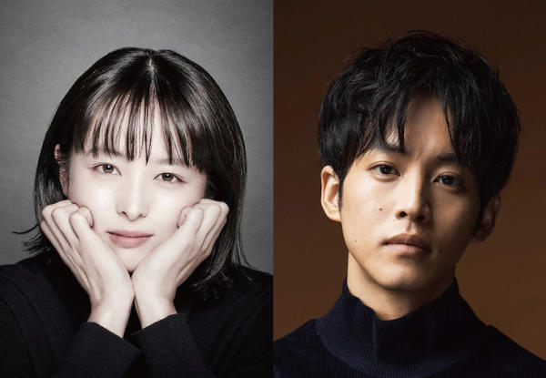 《心之谷》將改編真人版電影，由清野菜名（左）飾演月島雫、松坂桃李飾演天澤聖司。（翻攝Twitter：eigacom）