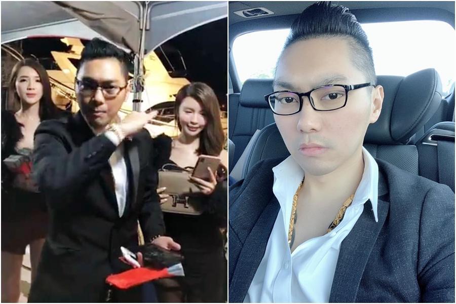 檢警查出,連千毅曾因為底下小弟和他的女性友人太過親密而動用私刑。(合成圖,左圖翻攝自MEIMO 蘭庭精品臉書、右圖翻攝自連千毅臉書)