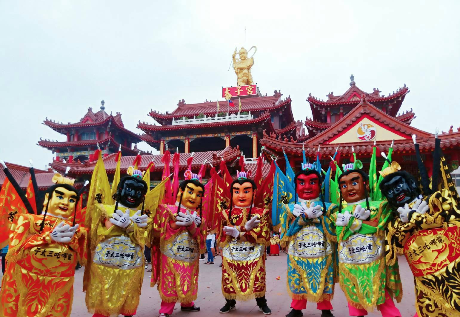 哪吒電音三太子今年首次代表台灣參加香港新春匯演。（香港旅遊發展局提供）