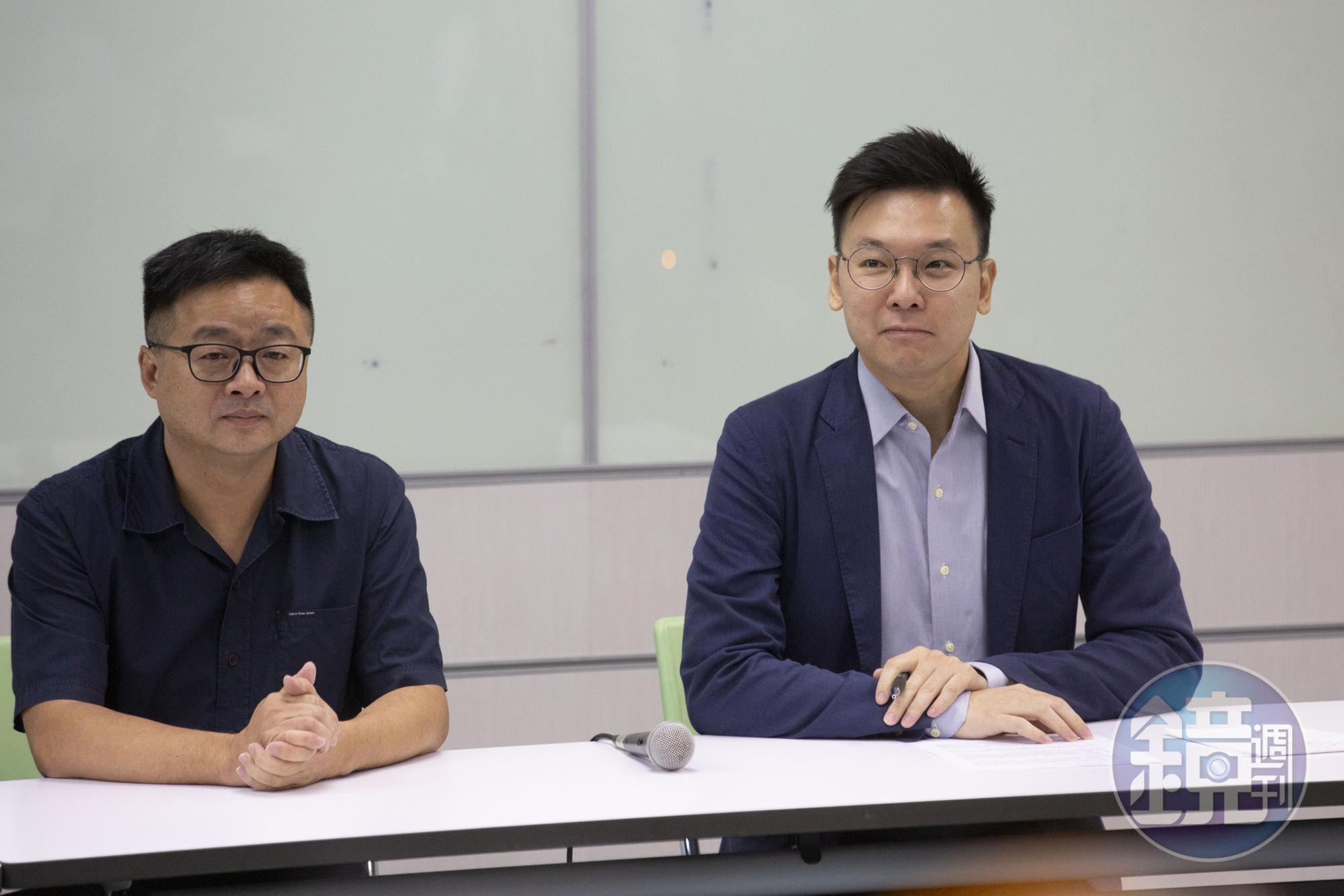 在協助總統蔡英文連任成功後,民進黨祕書長羅文嘉(左)、副祕書長林飛帆(右)及主席卓榮泰任期都在今年519。圖為本刊資料照。