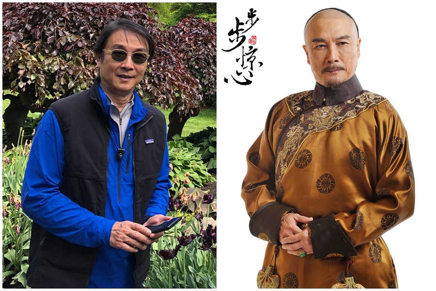 劉松仁去年5月還在微博貼出近照，當時的他身體還十分健康，不料卻傳出他疑似中風消息。（翻攝自劉松仁微博、翻攝自網路）