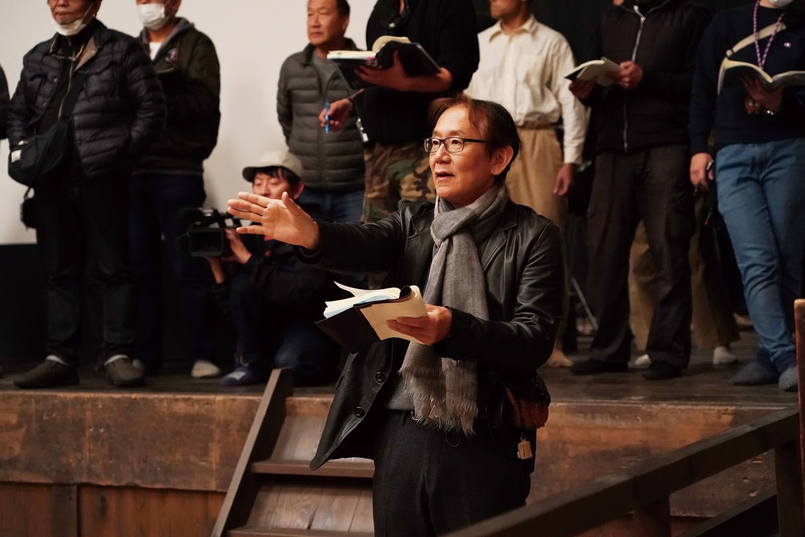 周防正行向來自編自導，《王牌辯士》是他首次執導別人的劇本。（天馬行空提供）