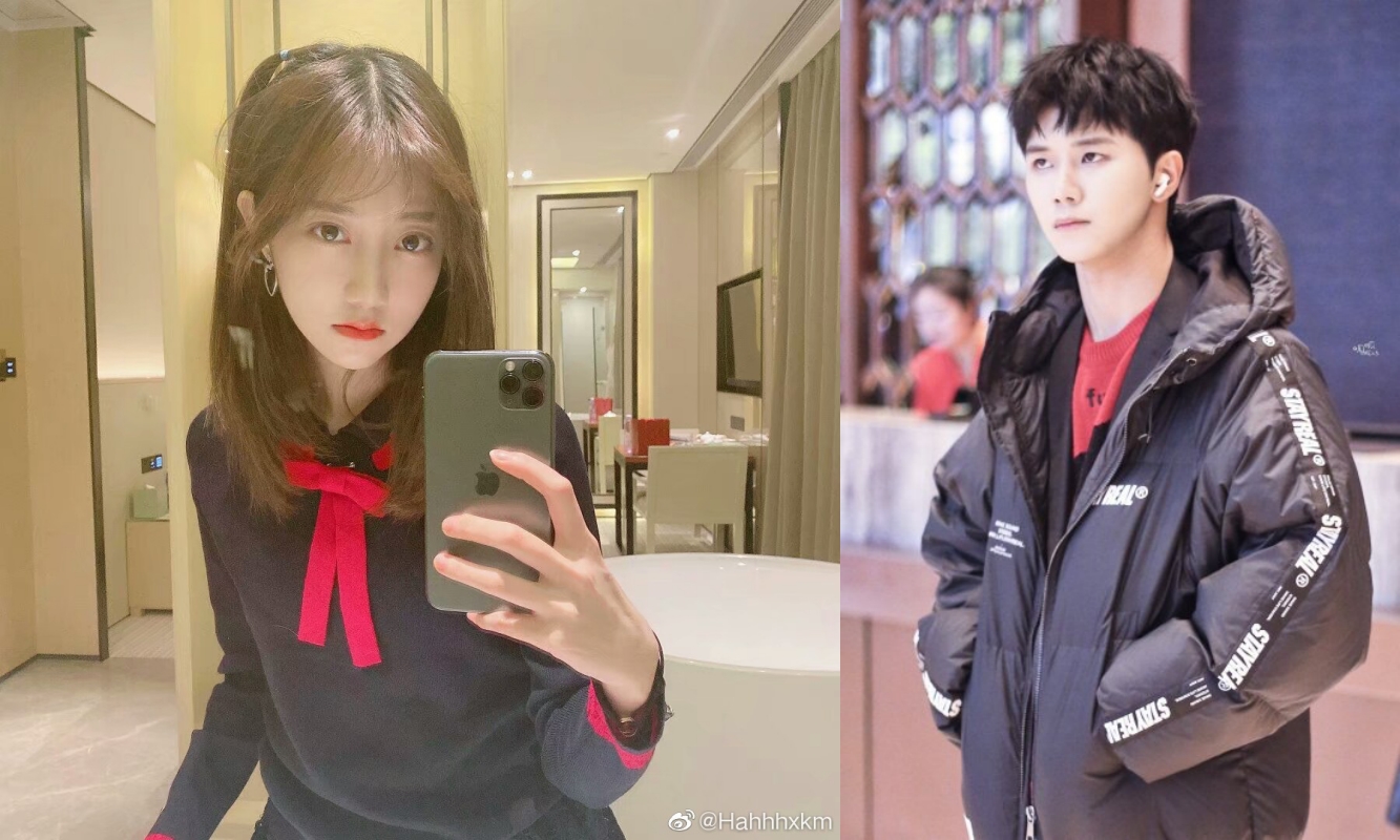 大陸女團SNH48人氣團員馮薪朵被粉絲踢爆祕戀男星陸思恒。（網路圖片）