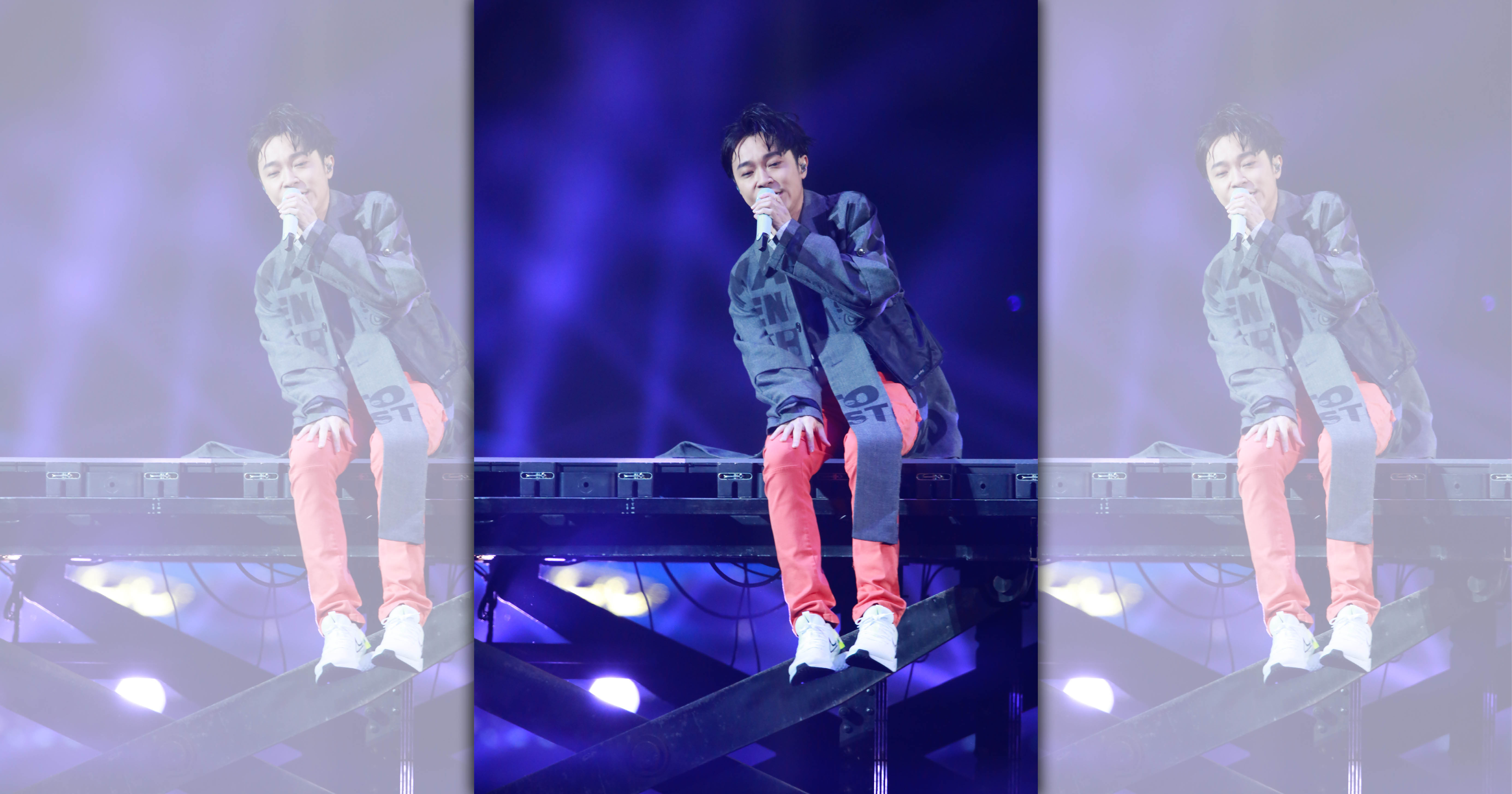 吳青峰出席KKBOX年度盛事「第15屆風雲榜頒獎典禮」，卻不願在後台接受媒體訪問。