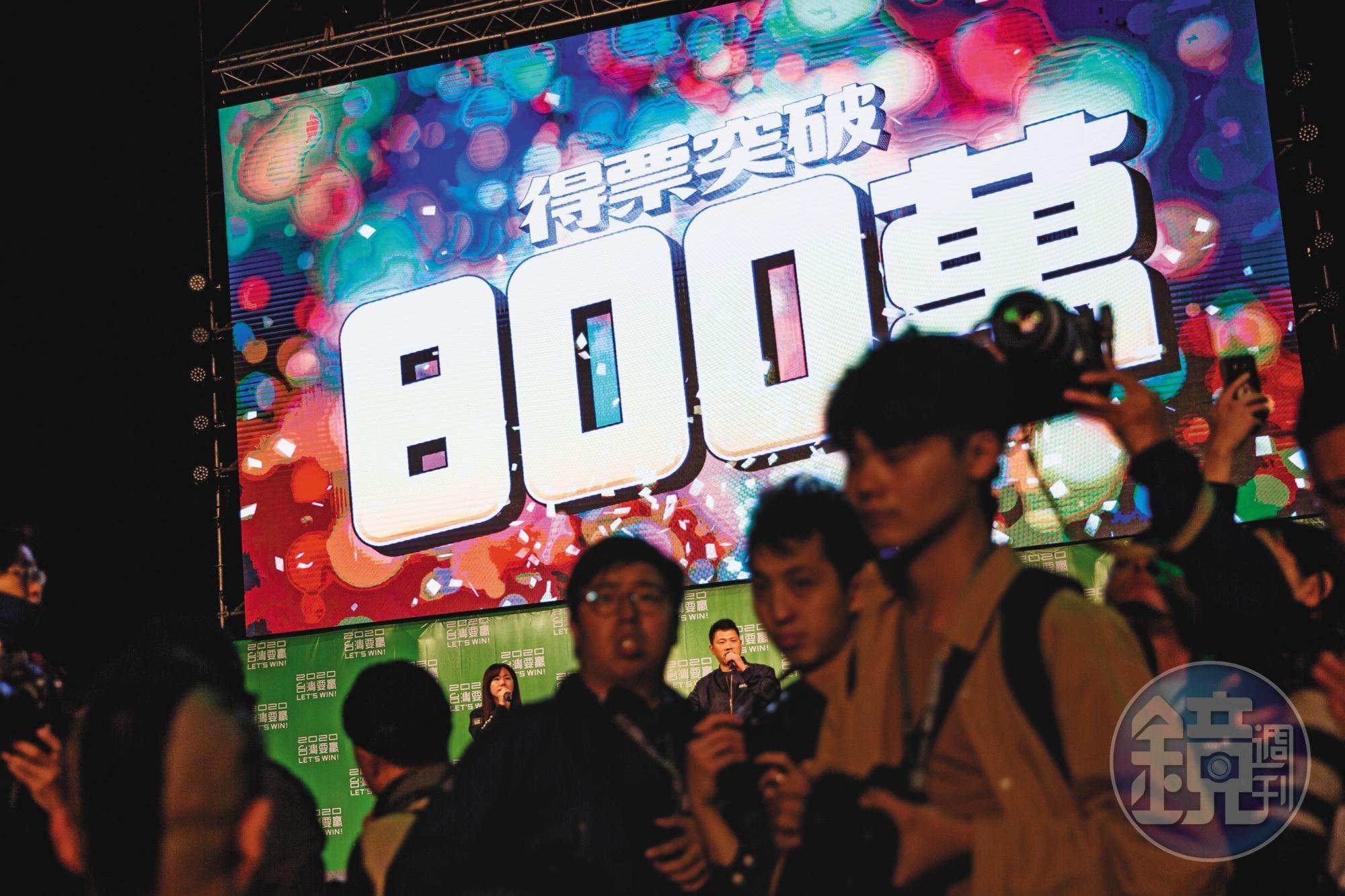 這次大選賭盤花招多,連蔡英文得票數能否破紀錄,都成為下注標的。