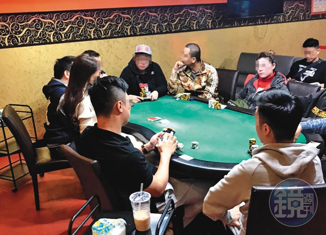 不少德州撲克賭場以合法協會掩飾非法,警方查緝困難。(讀者提供)
