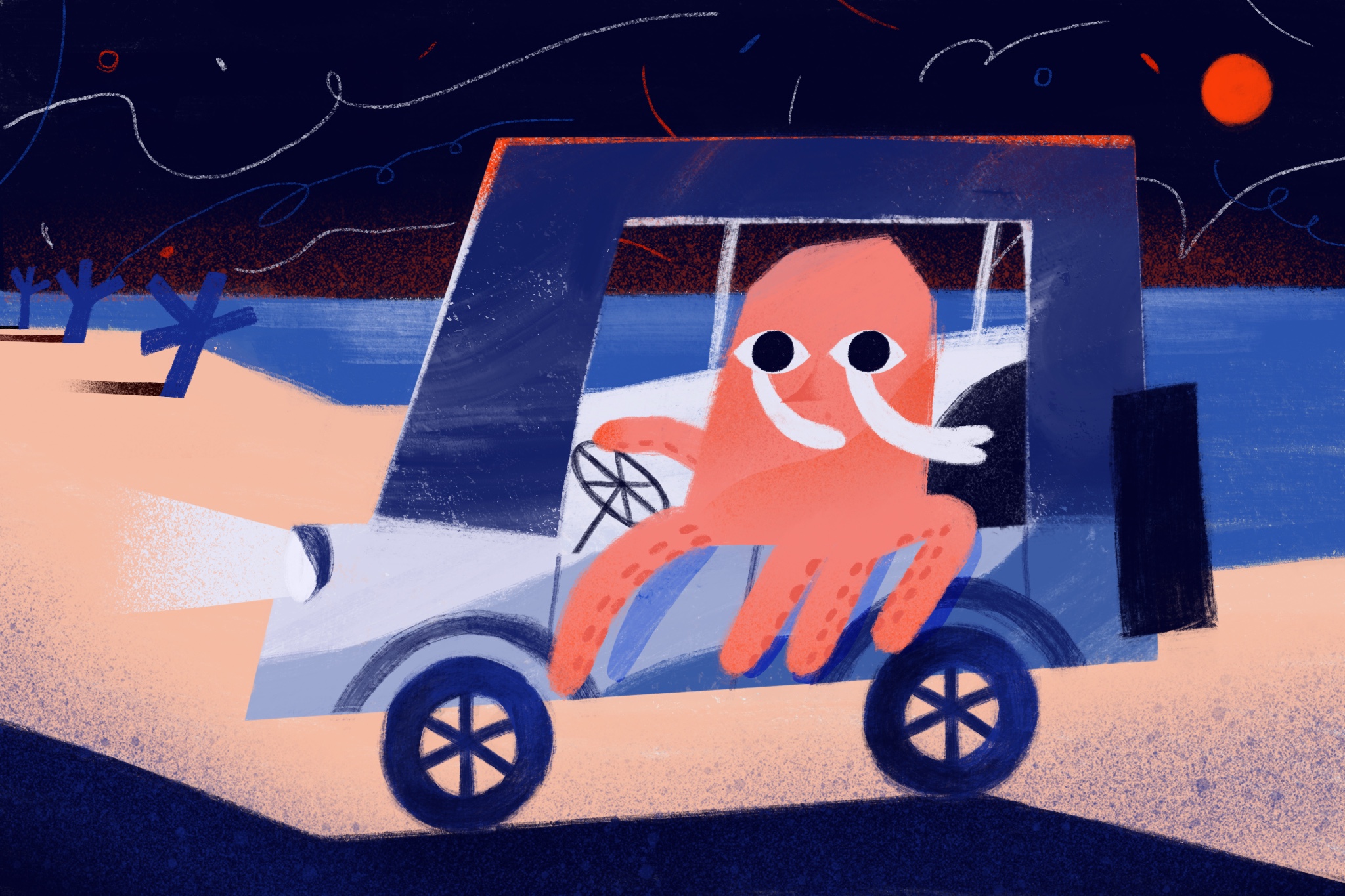 【詩】幽靈章魚　王嵐萱