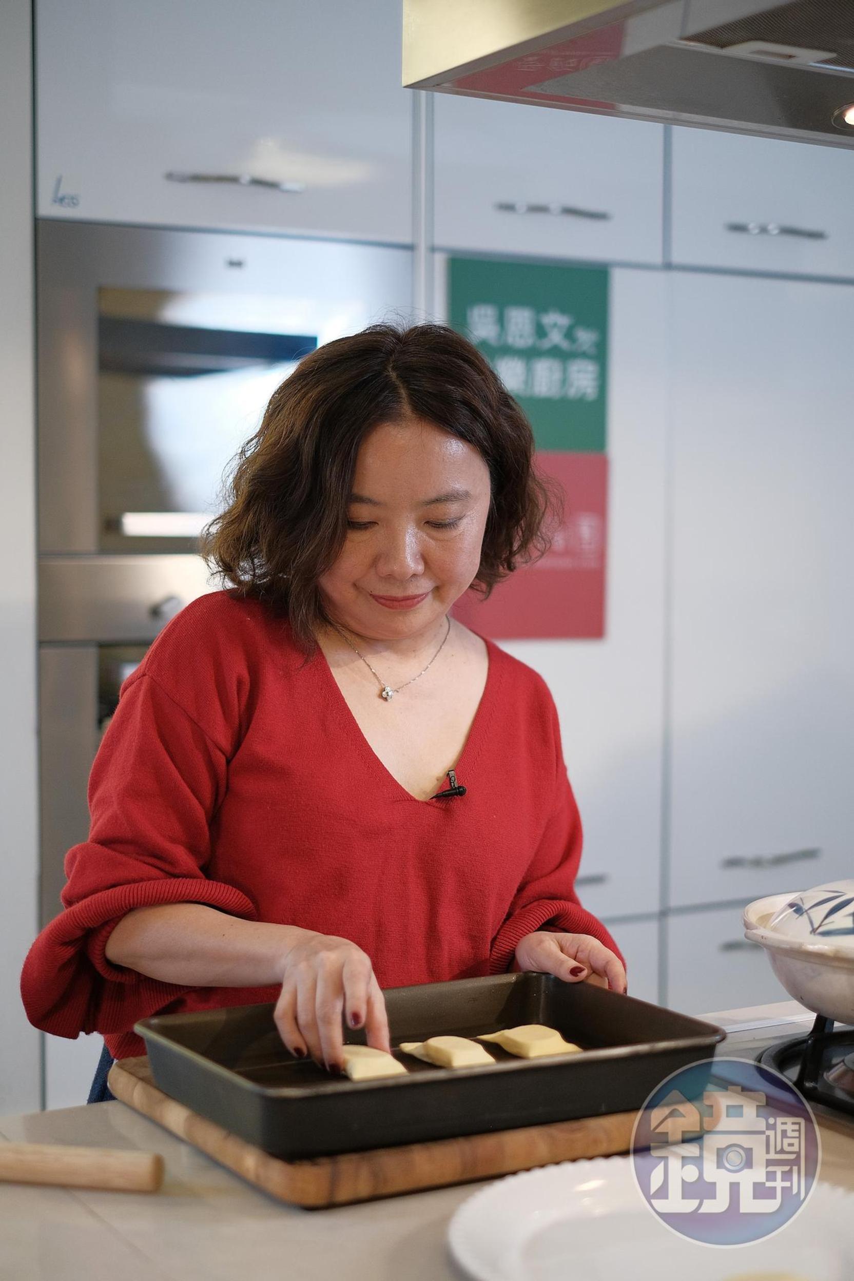 許心怡以創意賦予年節食材新生命。