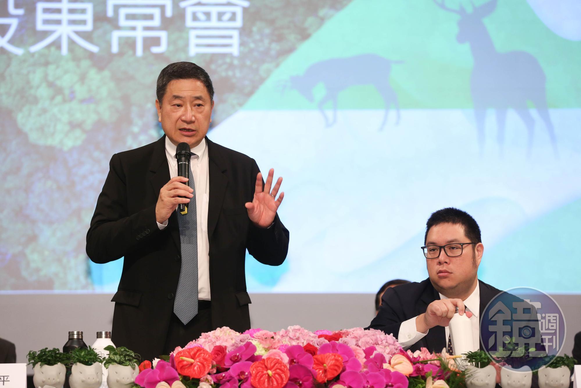 在旁人眼中，張安平（左）對辜公怡（右）而言不只是姑丈，還像他接班路上的導師。 