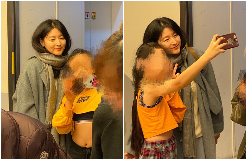 部落客「韓國媳婦凱莉之料理女王」陪兒子排演音樂劇，才發現兒子的同學媽媽竟然就是大長今李英愛。（翻攝自韓國媳婦凱莉之料理女王粉絲專頁）