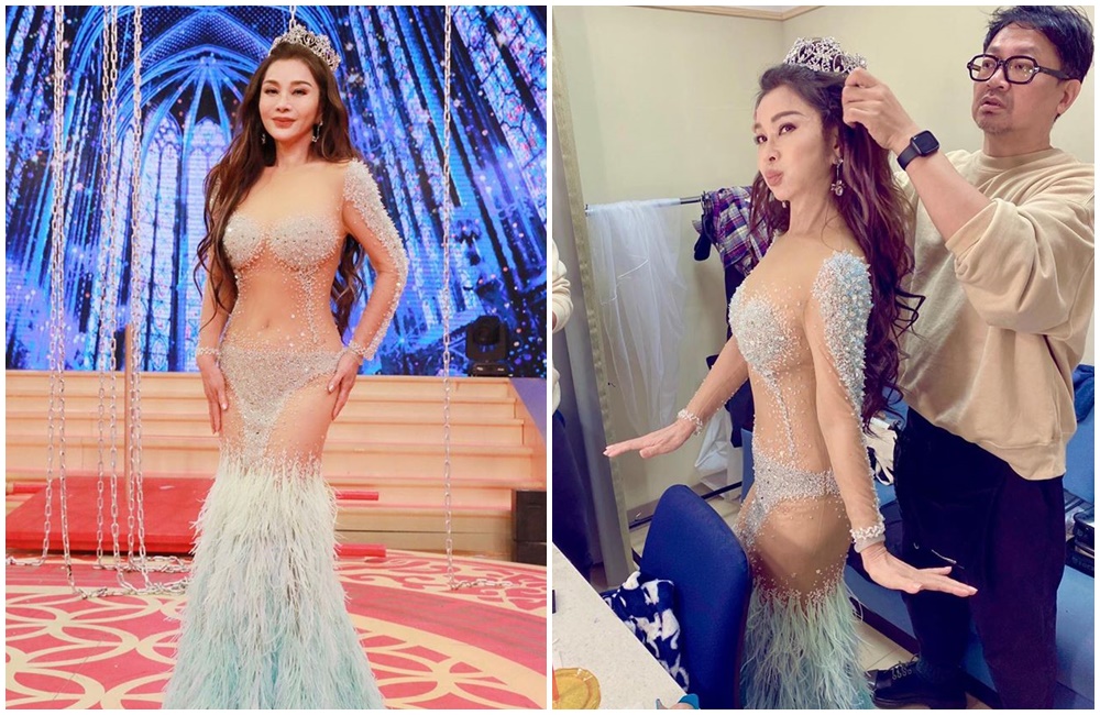 63歲的台灣最美歐巴桑陳美鳳因為太火辣登上英國媒體。（翻攝自陳美鳳粉絲專頁）