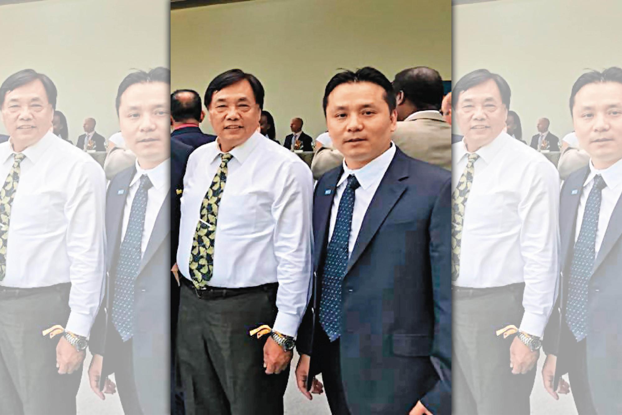 許東雄（左）曾正宗（右）遭控害前員工揹上前科，卻不聞不問。（翻攝自曾正宗臉書）