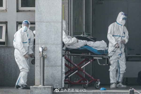 湖北武漢新型冠狀病毒疫情持續擴大。（翻攝自香港衛視HKS微博）