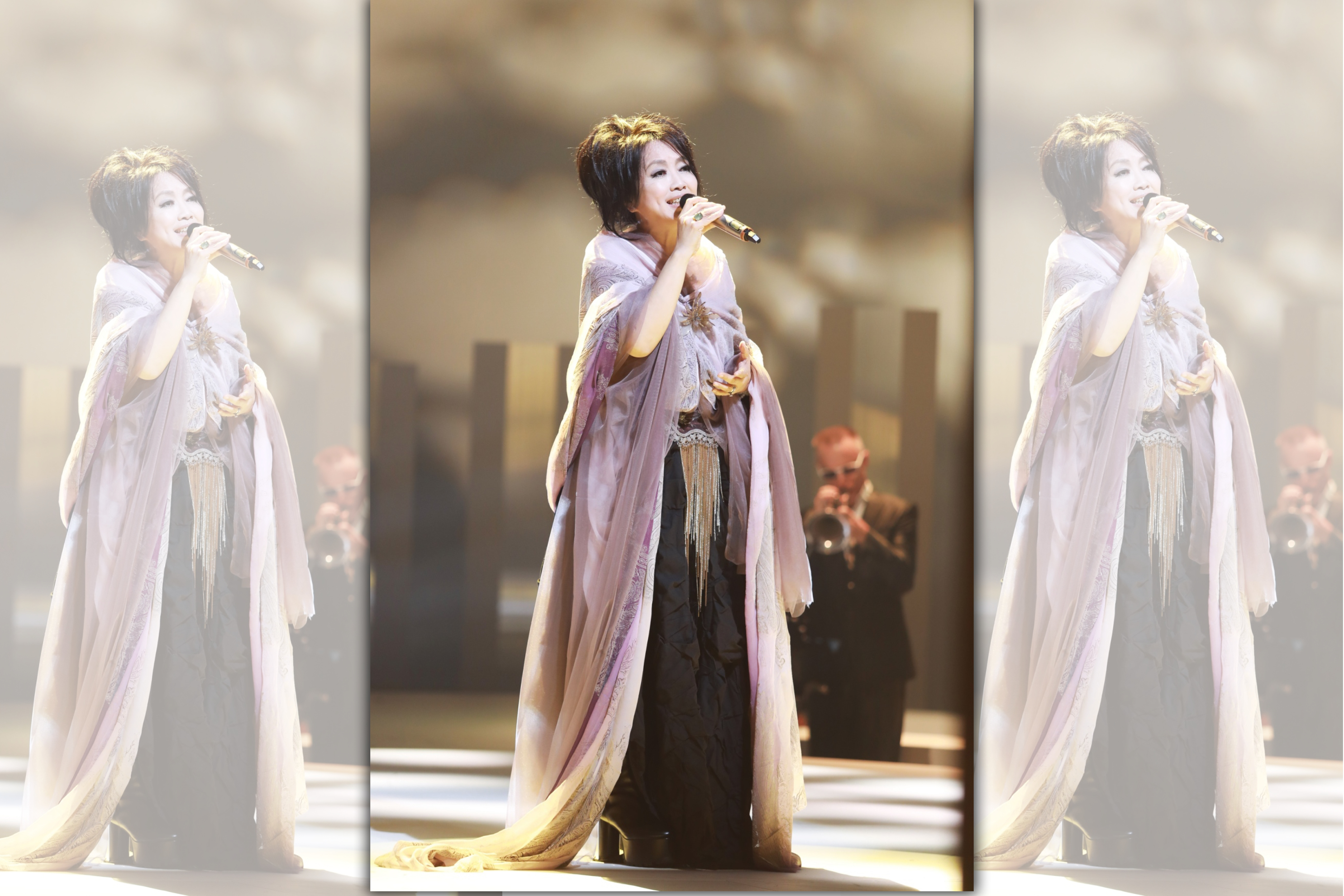 齊豫挑戰高難度神曲〈You raise me up〉。（公視提供）