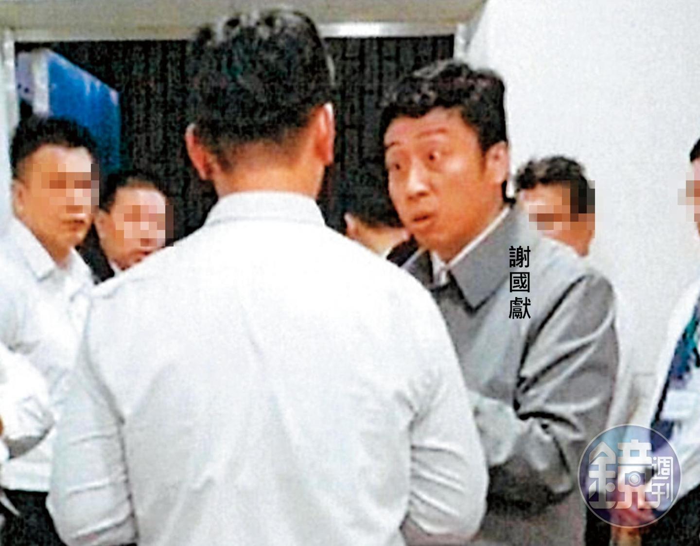 涉嫌與黑道介入長榮集團經營權的謝國獻，是張榮發三子張國政的連襟。（讀者提供）