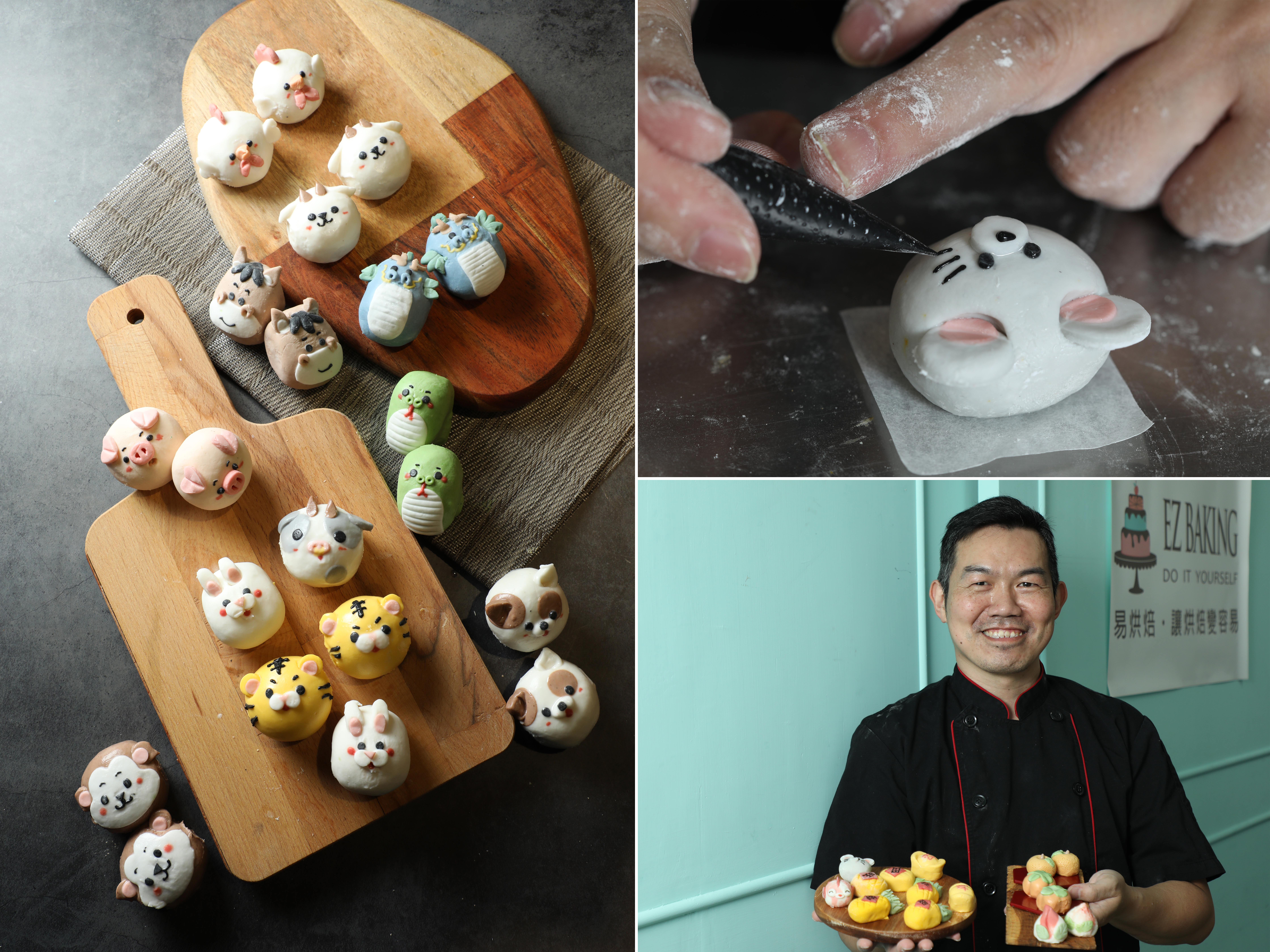 這些超萌的小動物都是湯圓！烘焙老師古仁政不藏私教學，快來一起動手做。