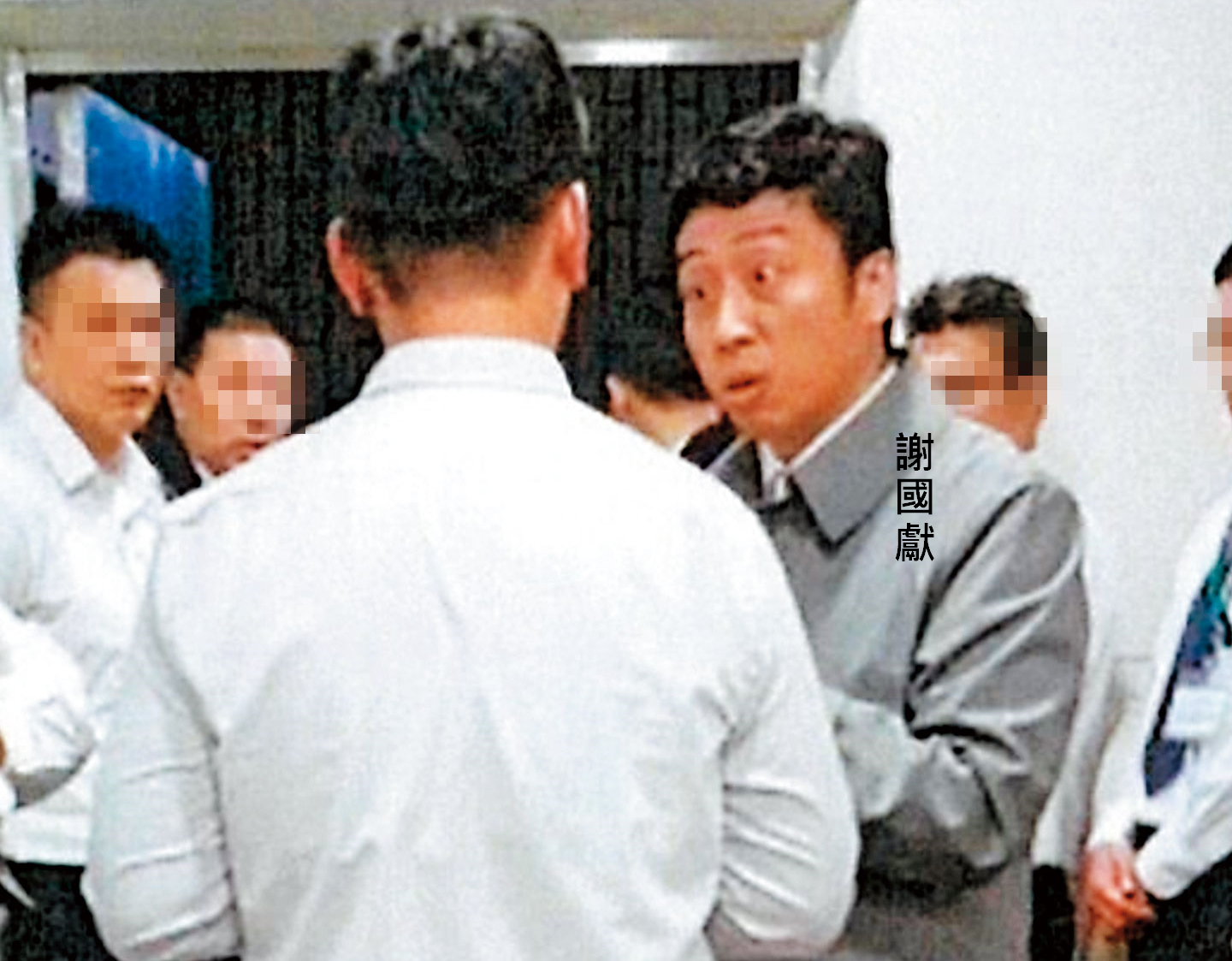 謝國獻是張榮發三子張國政的連襟，針對黑槍事件發出聲明，強調自己與本案無關，並非幕後指使者。（讀者提供）