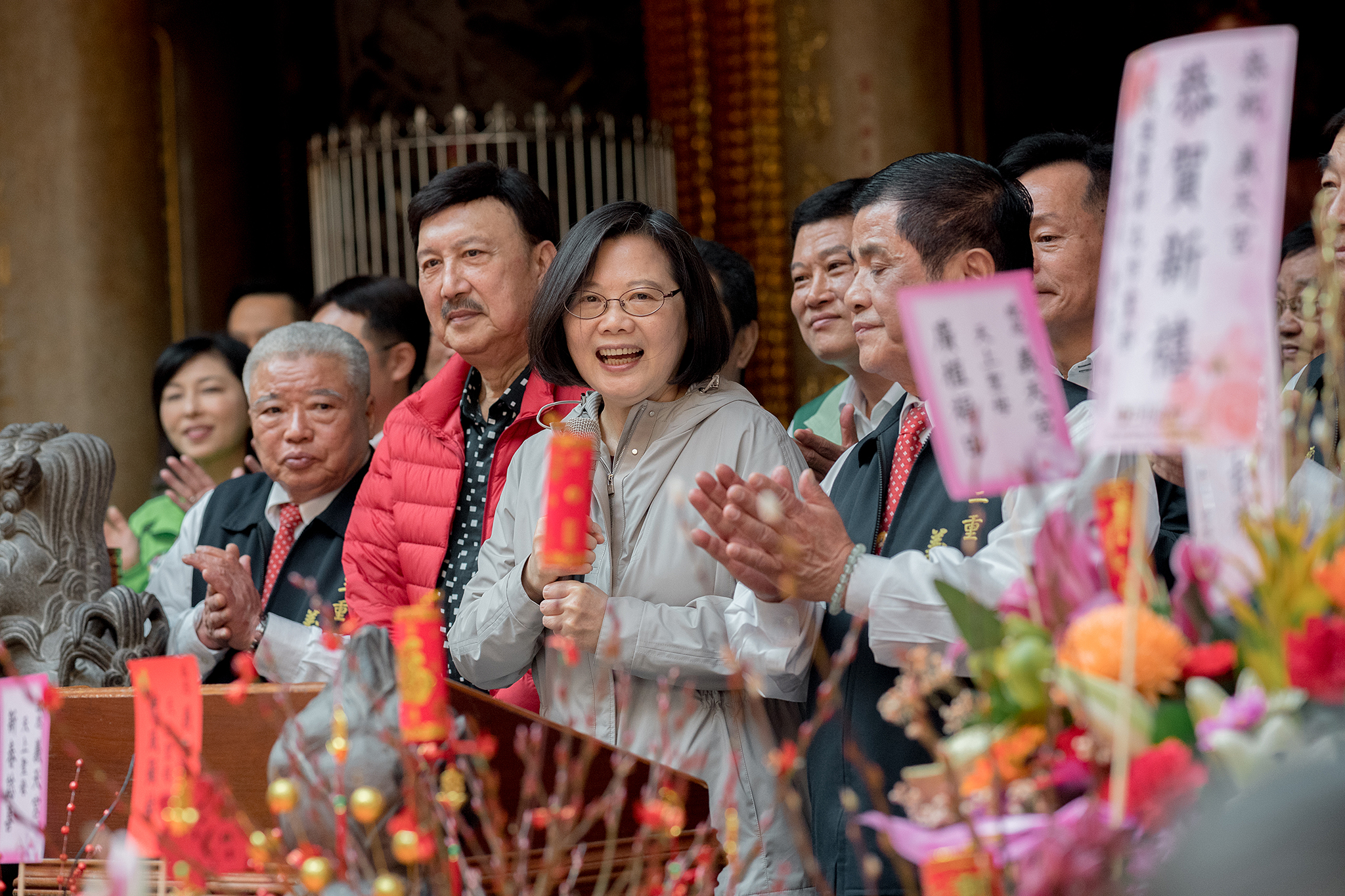 命理師分析2020年鼠年經濟面表現亮眼。(總統府提供)