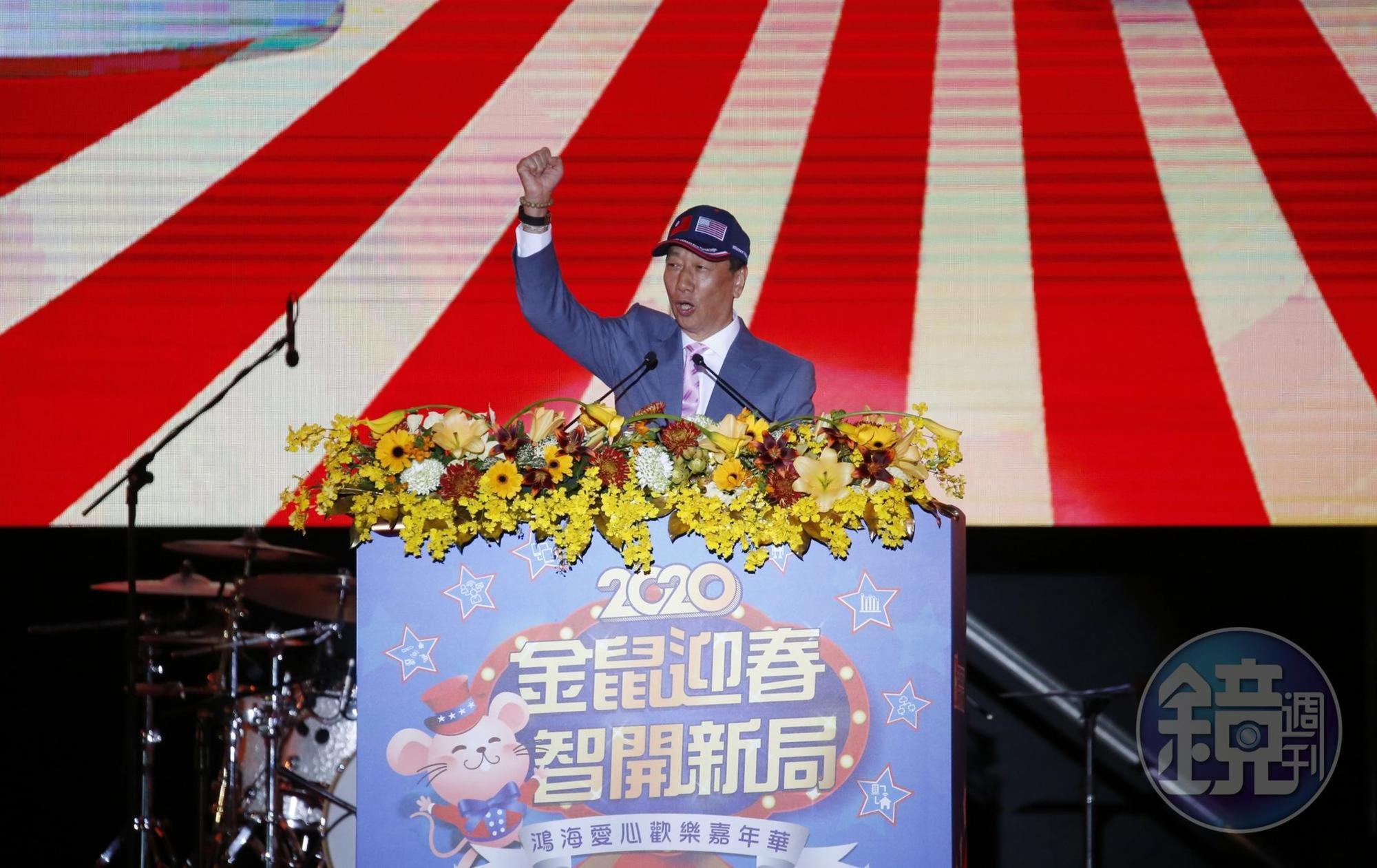 鴻海董座劉揚偉調侃讀稿也能變總統,郭台銘卻稱:我當創辦人,但我不當讀稿機。
