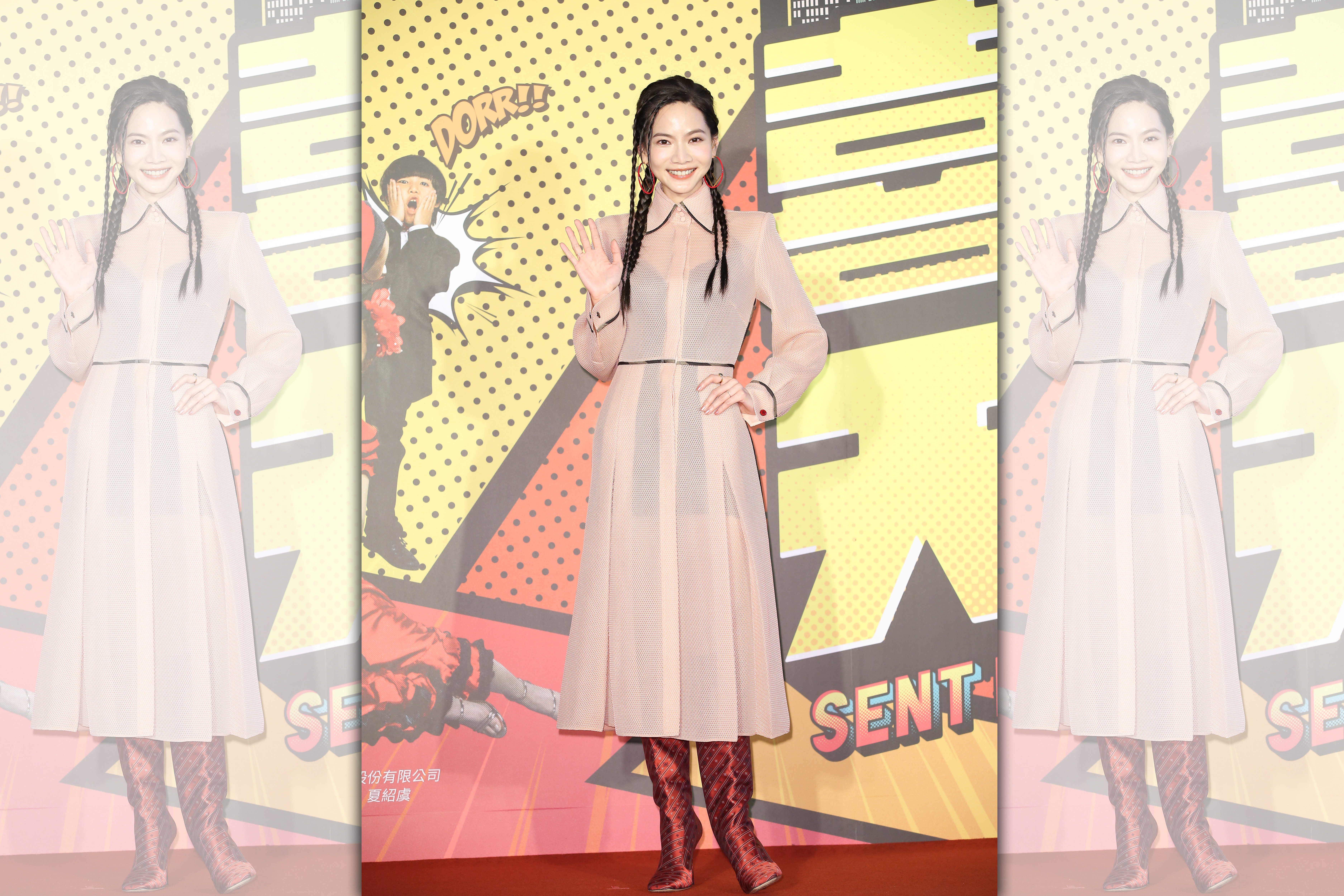 曾之喬21日晚間還出席賀歲片《喜從天降》首映會，隔天一早就和辰亦儒登記結婚。