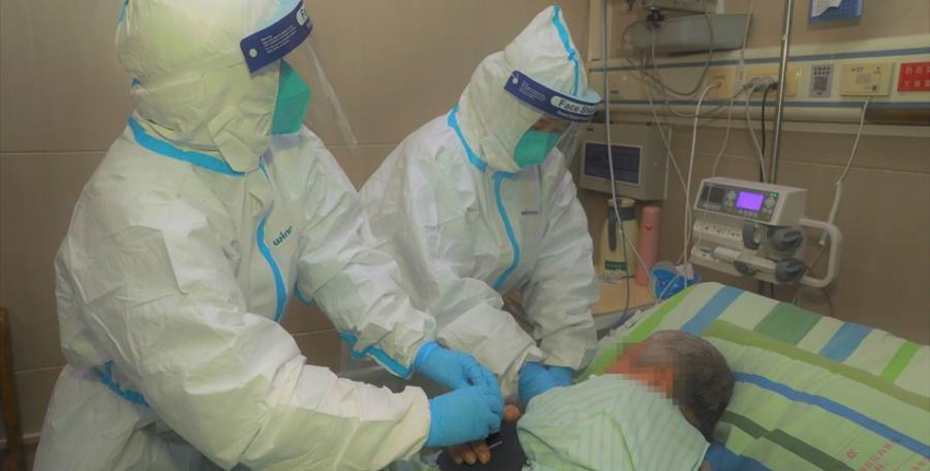 中國境內出現首例因武漢肺炎過世的醫護人員。(翻攝自中新社)