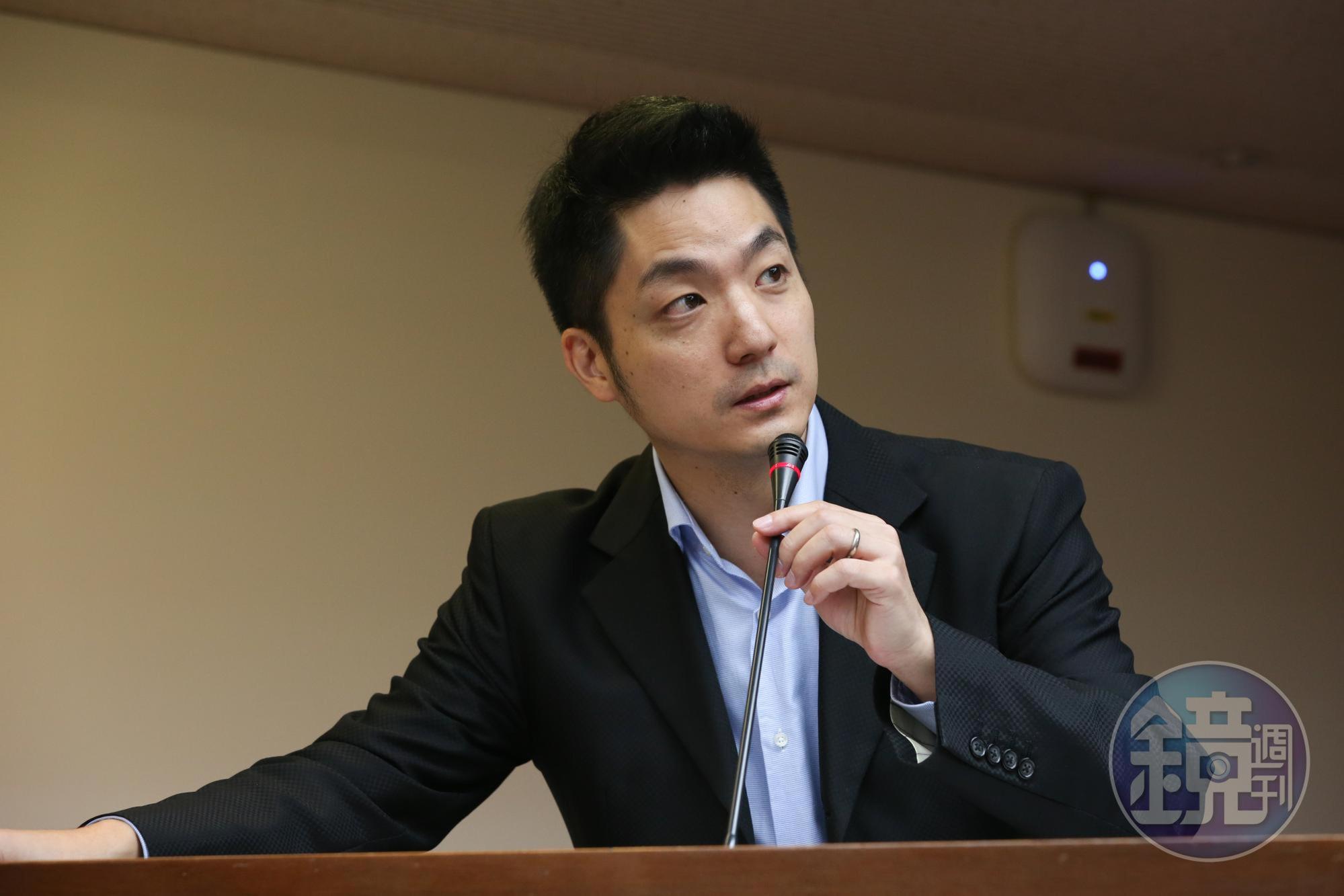 蔣萬安在臉書宣布完成立法院黨團書記長選舉登記。(資料照)