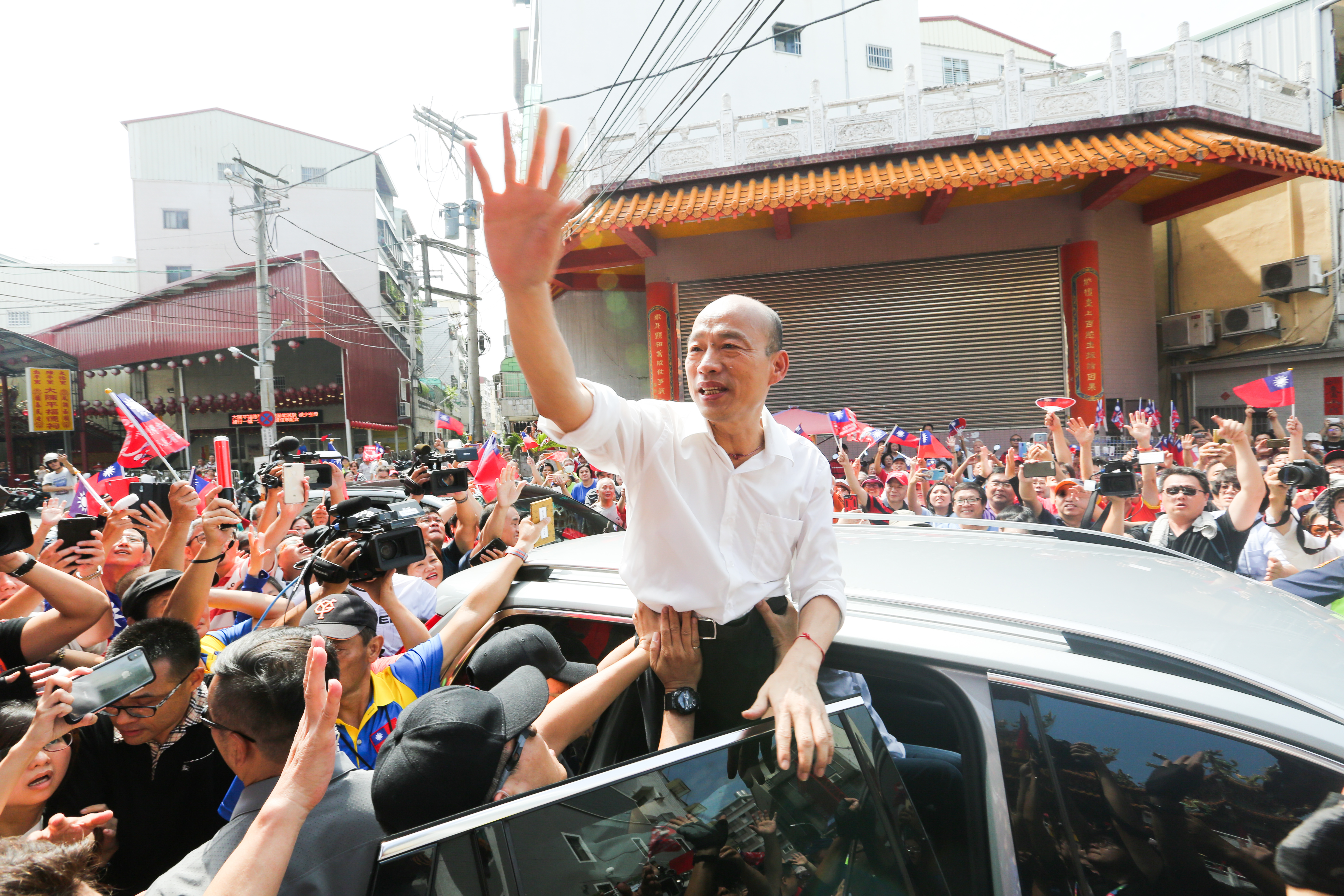 罷免高雄市長韓國瑜（圖）行動第二階段開跑，Wecare高雄發起人尹立透露，第一天就收到超過3萬份連署。圖為本刊資料照。