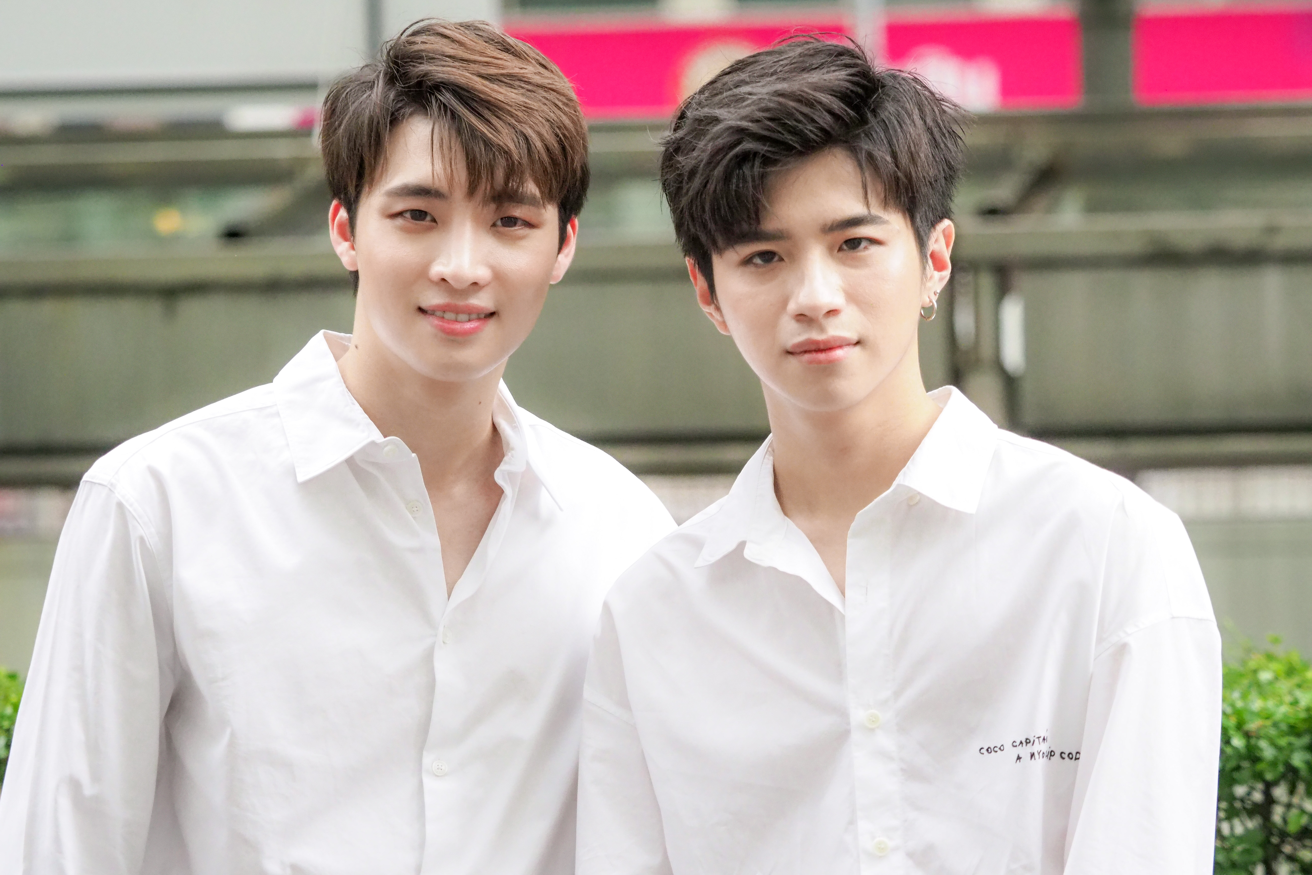 泰國男星Mean（洪天逸）和Plan（林樂杰），3月14日白色情人節將來台舉辦見面會。（宏海娛樂提供）