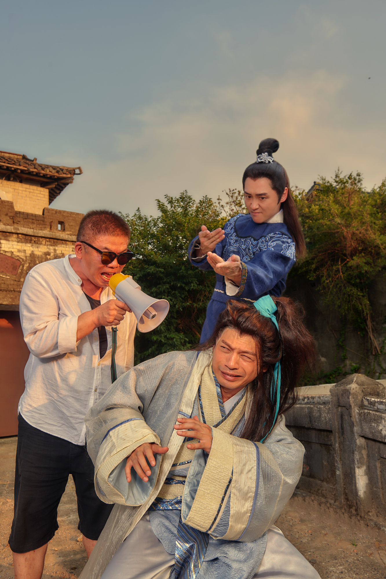 馮凱、阿KEN及宋逸民，因為阿KEN的電影再聚首。（藝起娛樂提供）
