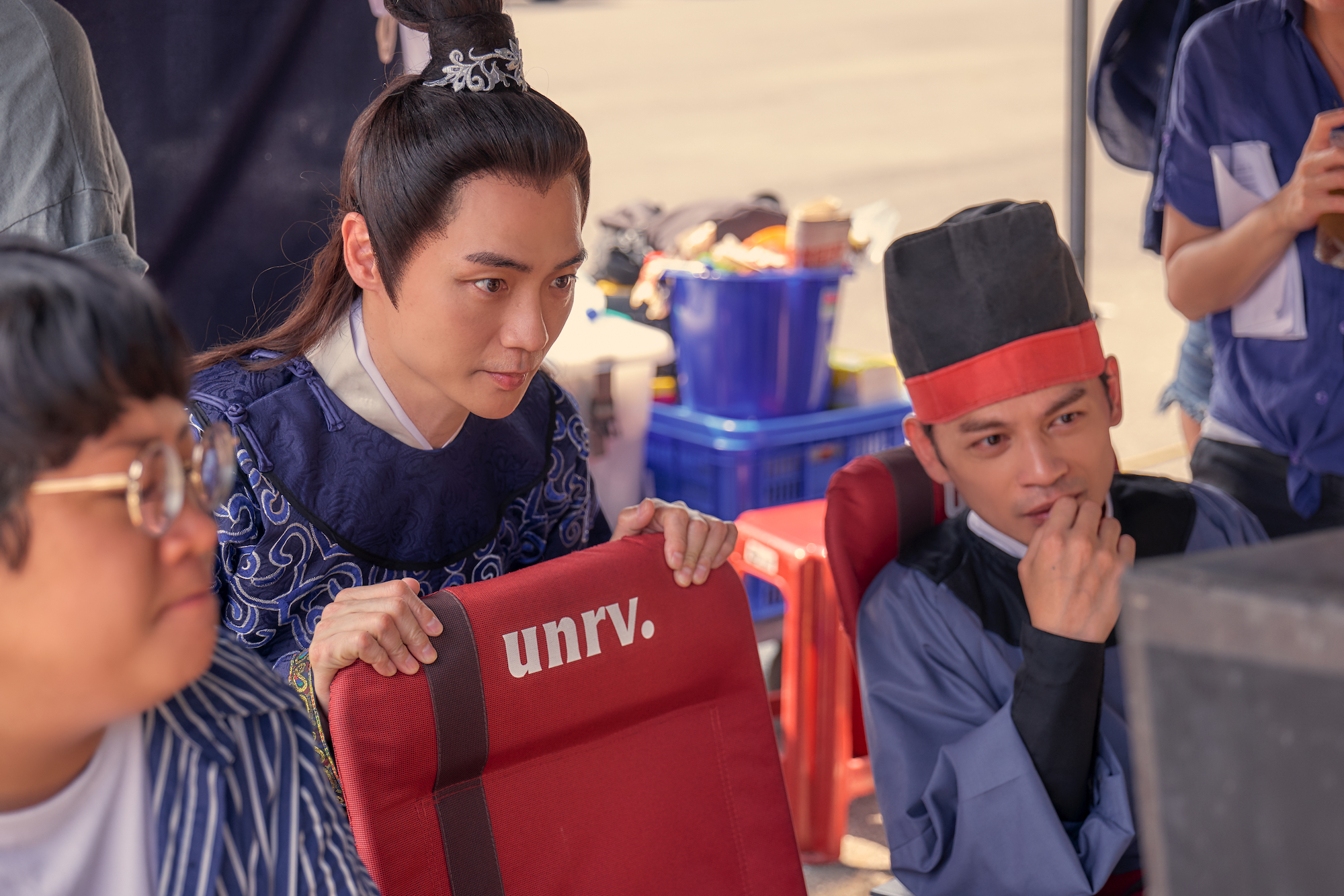 馮凱、阿KEN及宋逸民，因為阿KEN的電影再聚首。（藝起娛樂提供）