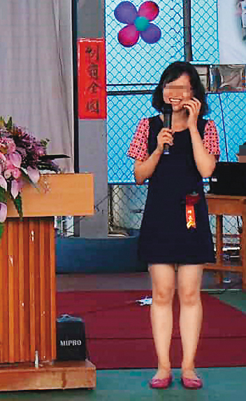 洪姓女老師在東原國中任教多年,爭議事件不斷。(翻攝臉書)