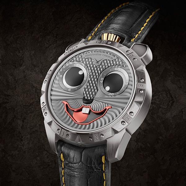 在庚子鼠年應景推出的Mouse King，今年大年初一是國曆1月25日，剛好是Konstantin Chaykin女兒的生日，也呼應了Konstantin在讀故事給女兒聽的時候得到設計這只錶的靈感。