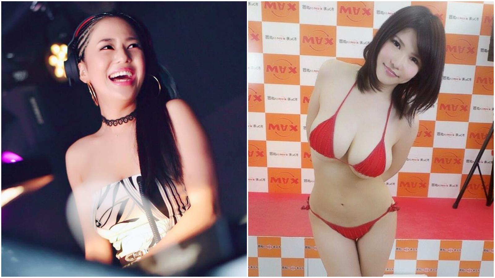 蒼井空(左)結婚退役也宣告一個色情黃金年代的結束。不過,仍有一些女優退役後轉入經營直播頻道,像是沖田杏梨(右),不靠裸露仍擁有廣大死忠粉絲。(合成圖,翻攝自蒼井空IG、沖田杏梨部落格)