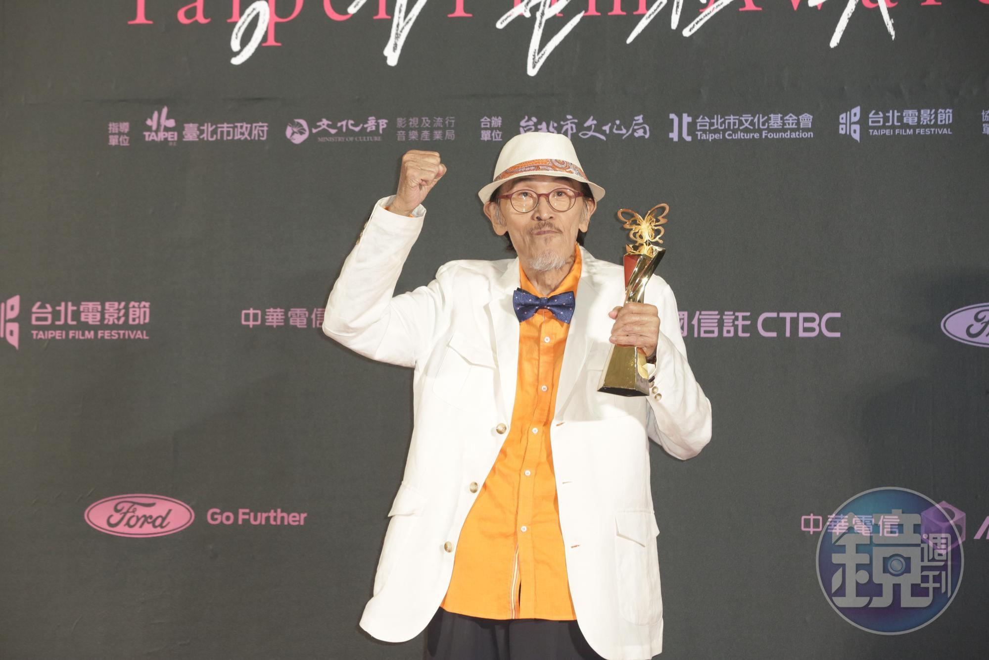 去年才獲得台北電影獎影帝頭銜的小戽斗,昨晚病逝台北慈濟醫院,享壽73歲。