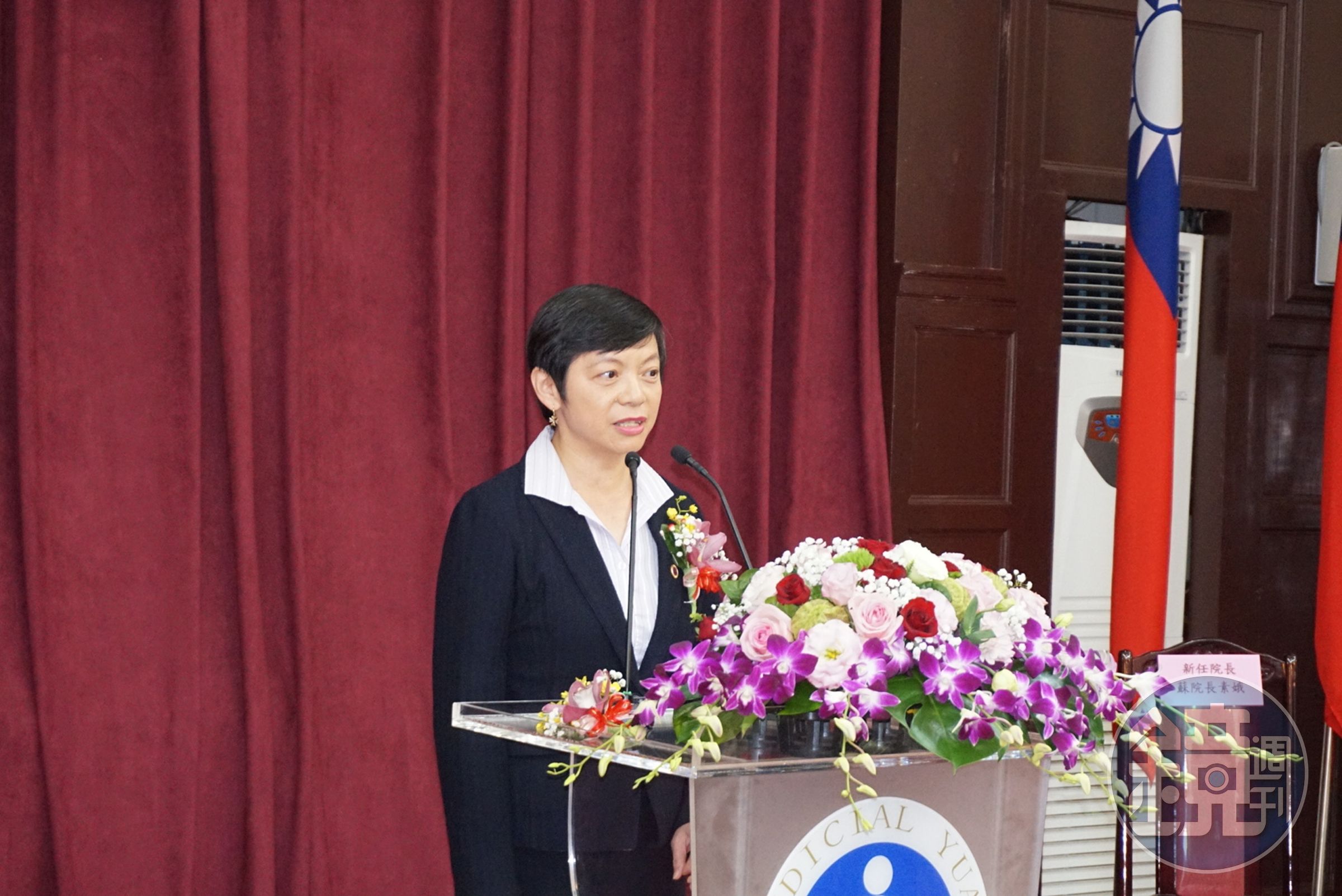 士林地院院長蘇素娥2018年在司法院刑事廳長任內建置完成「量刑趨勢建議系統」供法官參考。
