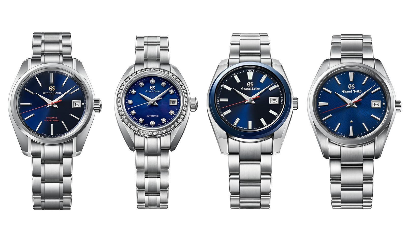 GRAND SEIKO年初率先發布首波60週年紀念版限量錶款，四款特別版中以GS的代表色藍色為主調，每款均限量發售。