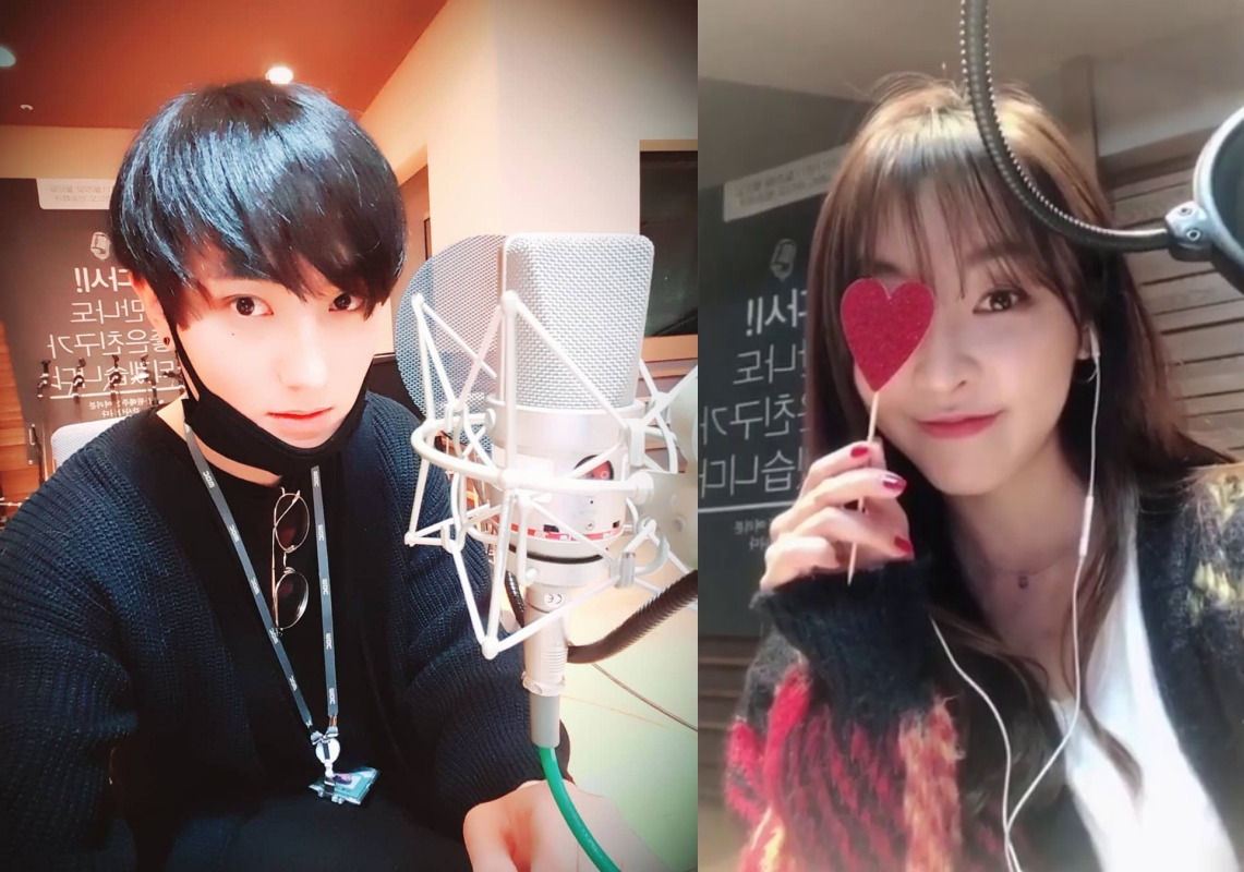 鄭柔美與安七炫公開認愛。（翻攝自鄭柔美、安七炫IG）