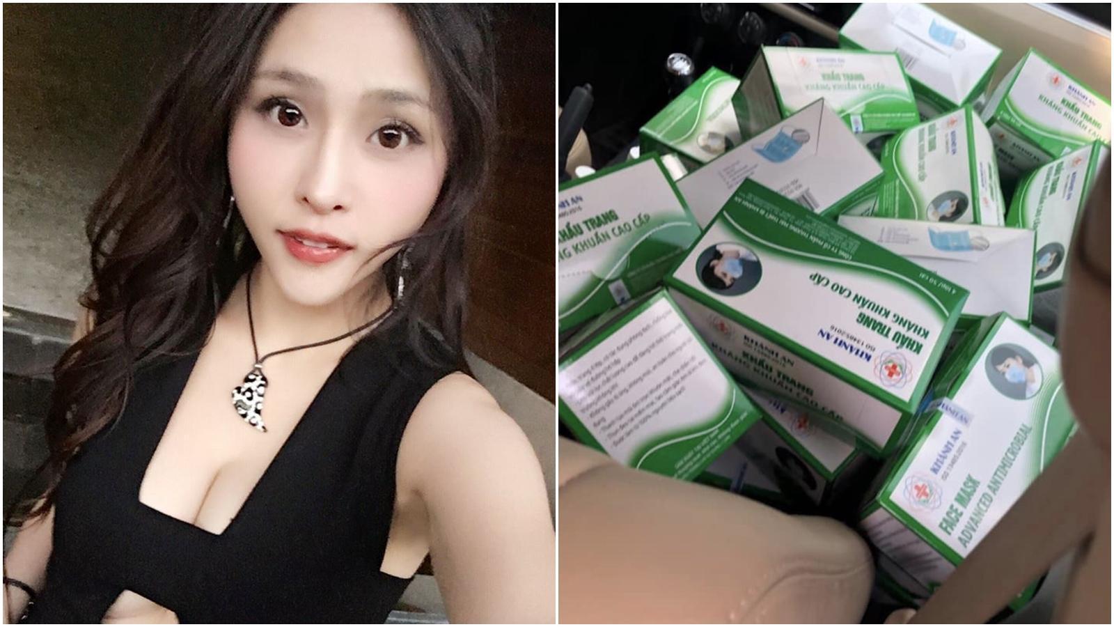 網紅李伊妍在臉書擁有60多萬粉絲,無視管制開放預購口罩。(翻攝臉書)