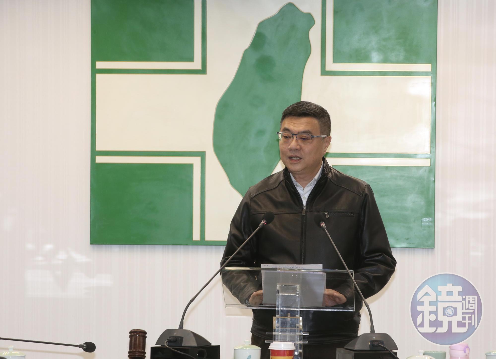 民進黨主席卓榮泰聽取報告後發表談話。