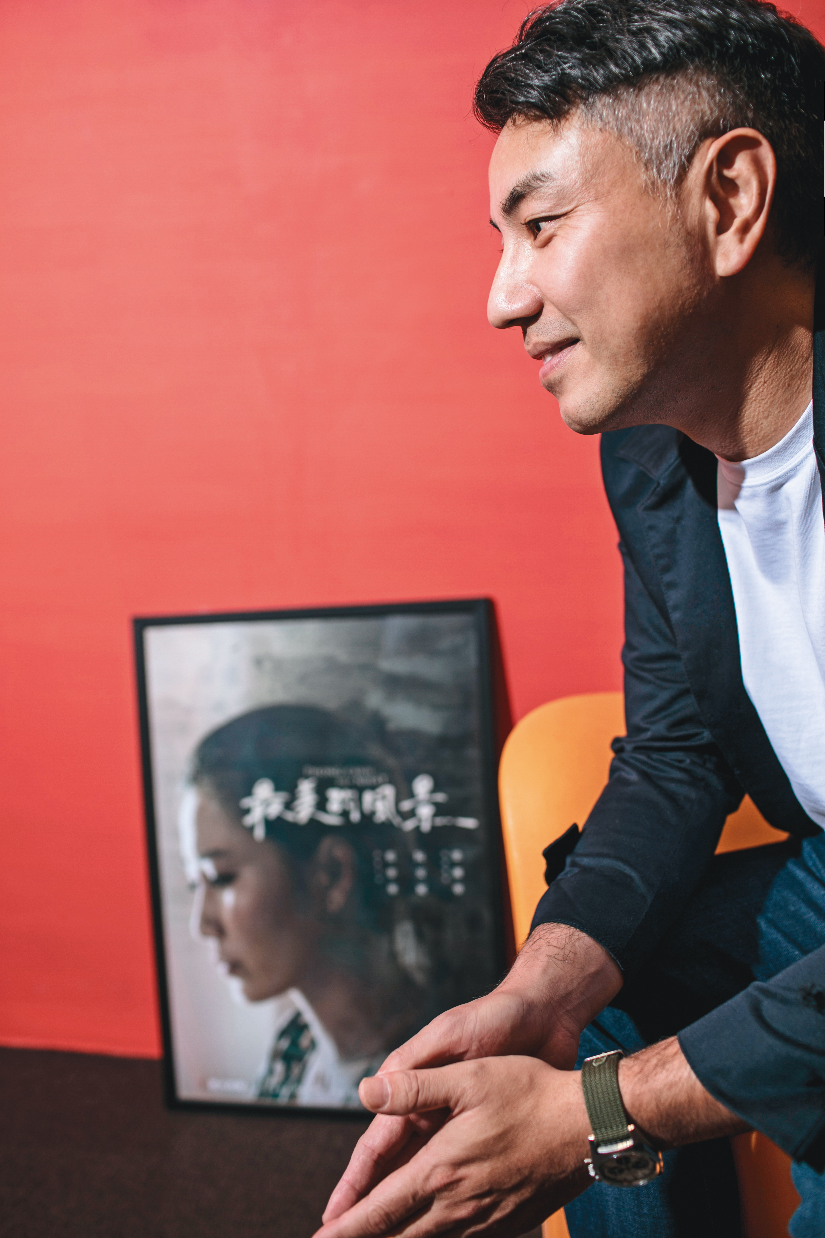 詹仁雄曾製作電視劇《最美的風景》，主演的梁湘華去年拿下金鐘獎迷你影集新進演員獎，讓他非常開心。