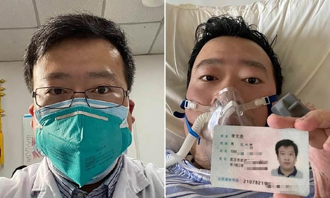 醫師李文亮過世,留下同為眼科醫師的妻子與五歲大孩子,據悉李妻肚內有未出生的寶寶。(翻攝自微博)