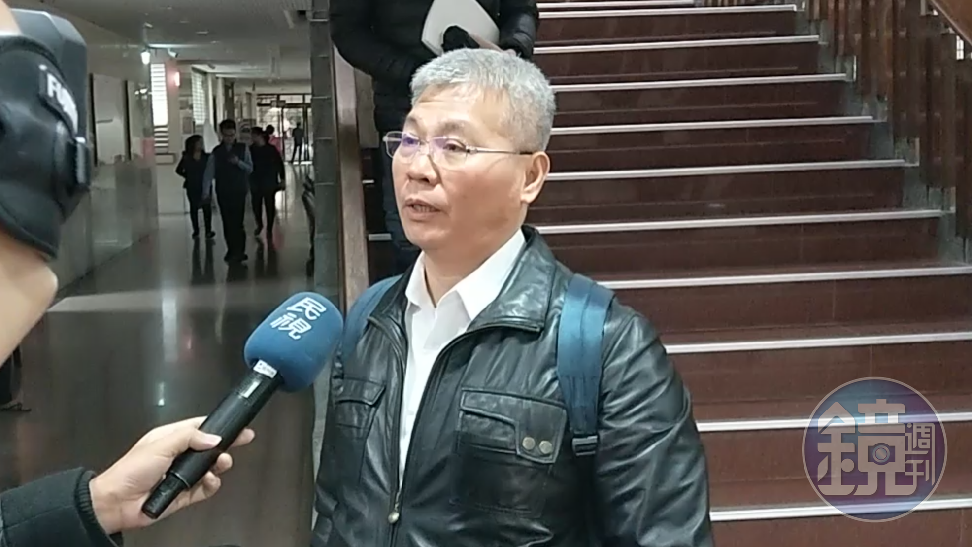 前中正一警分局長未戴口罩出庭，他說健康的人不需戴口罩，不要造成恐慌。