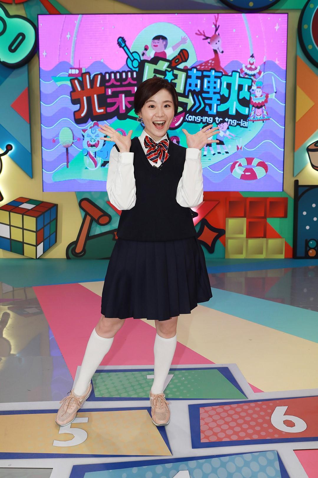 楊小黎以童星表演出身對小朋友表演感同深受。(公視提供)