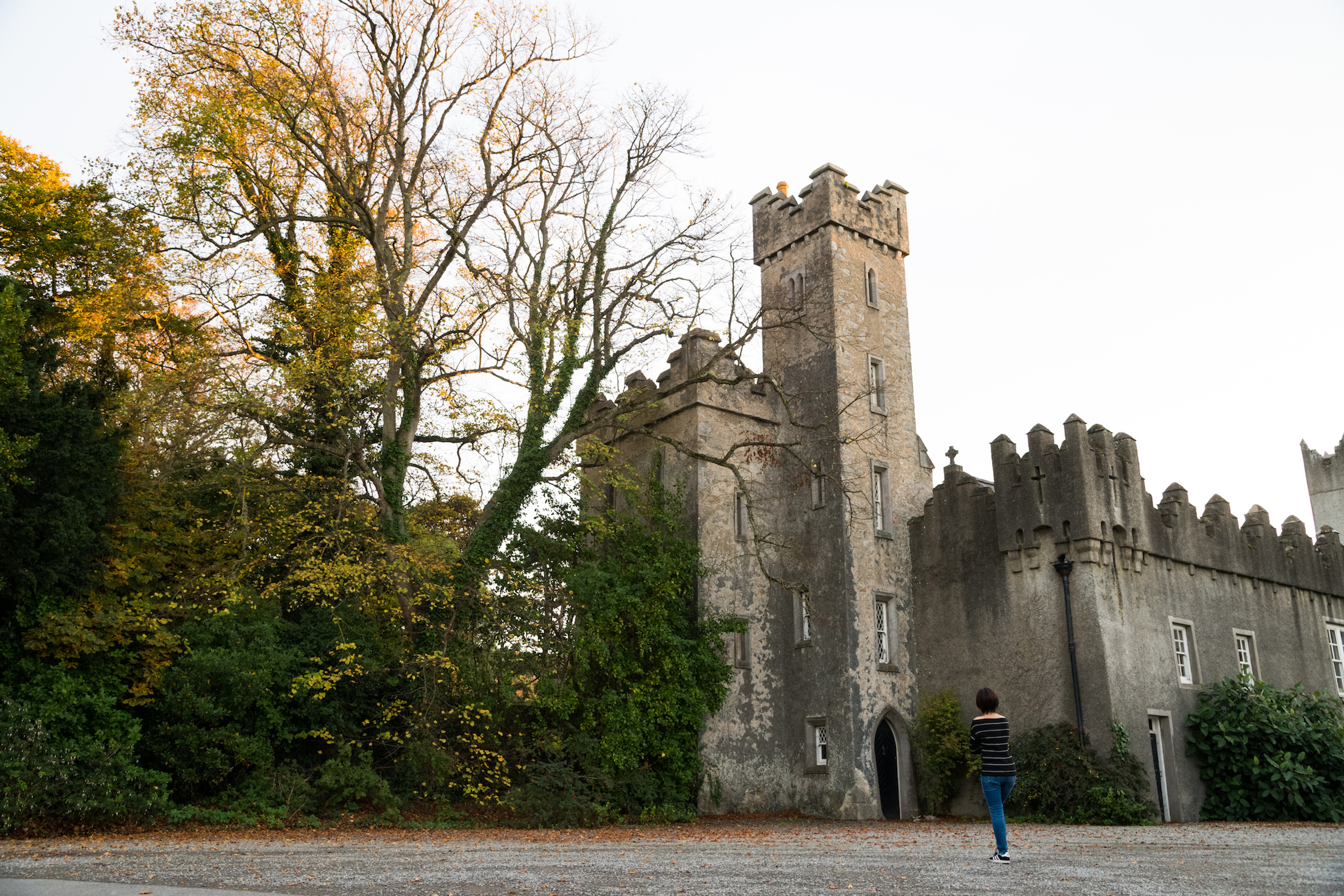 在愛爾蘭北海岸屹立800多年的霍斯城堡。