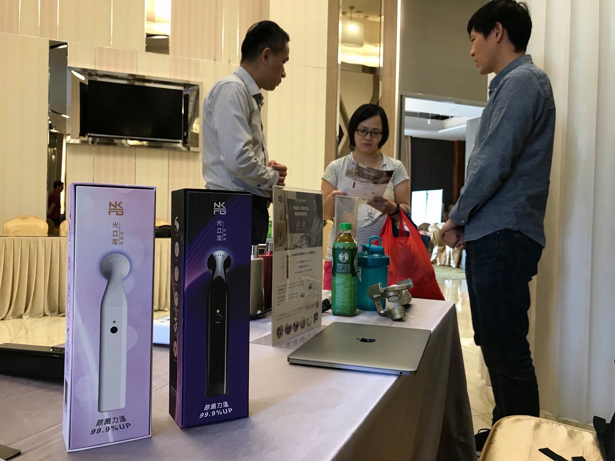 除菌棒因這次武漢肺炎疫情爆發，而一夕在市場上打響名號。 （翻攝自 NKFG臉書）