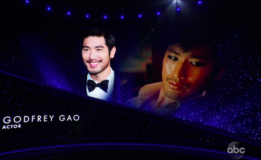 高以翔出現在奧斯卡頒獎典禮的緬懷片段。（翻攝自The Academy官方臉書）