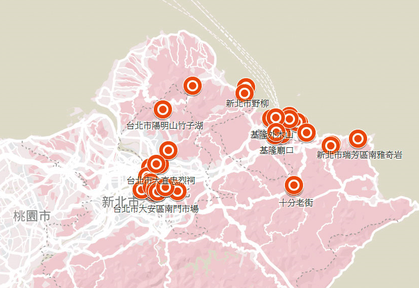 為追蹤潛在感染者,政府透過電信業者發送手機細胞警訊,鑽石公主號乘客曾到訪的51個北北基景點全都露。(中央流行疫情指揮中心提供)
