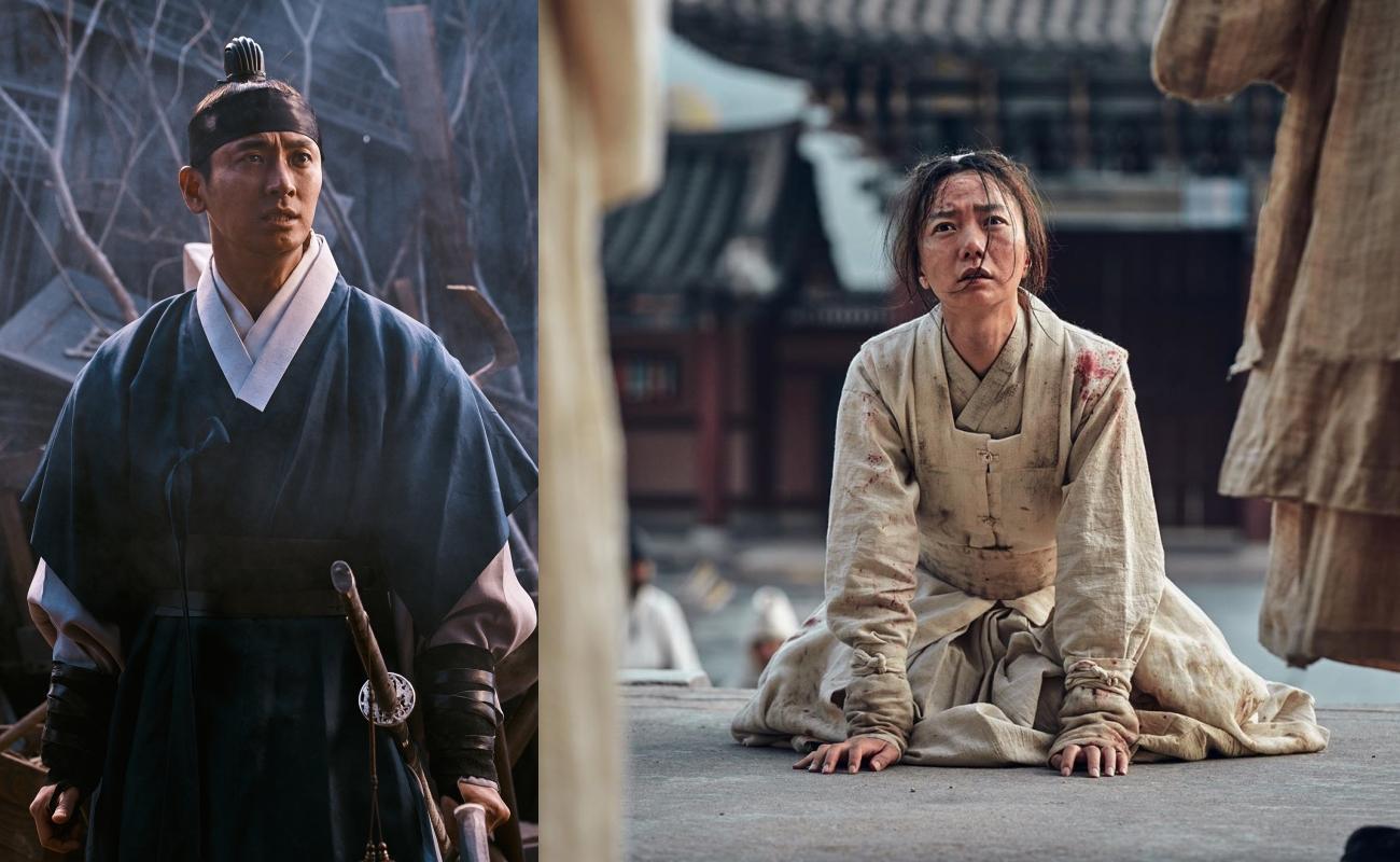 《李屍朝鮮》第二季新劇照曝光,引發網友期待。(左圖Netflix提供,右圖翻攝自裴斗娜IG)