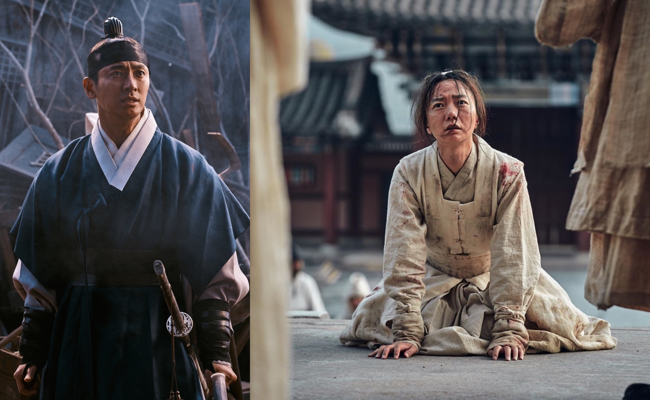 《李屍朝鮮》第二季新劇照曝光，引發網友期待。（左圖Netflix提供，右圖翻攝自裴斗娜IG）