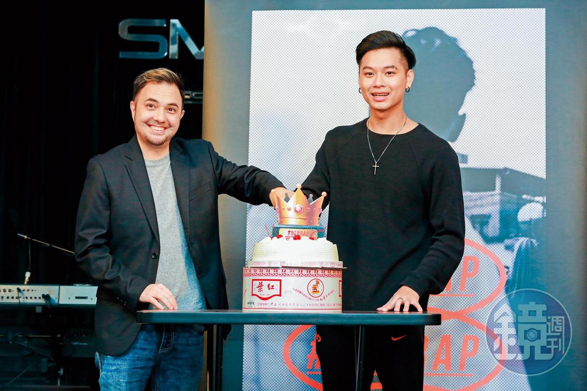 高爾宣（右）出聲回應外界種種傳聞。（本刊資料照）